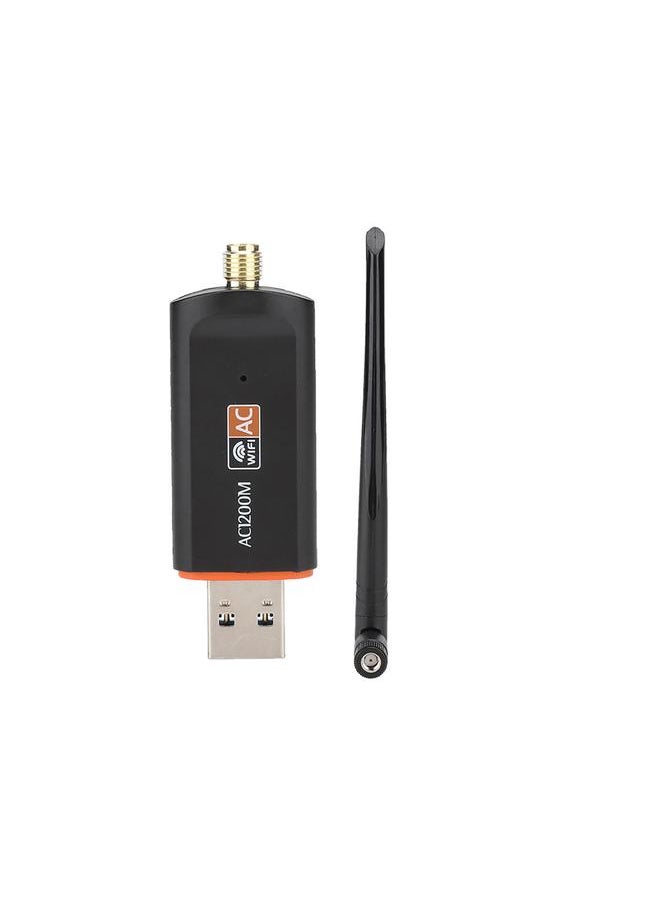 Thoraya - Dual Band 802.11AC 1200M Network Card USB3.0 WiFi Adapter High Gain 5dbi External Antenna - Image 1