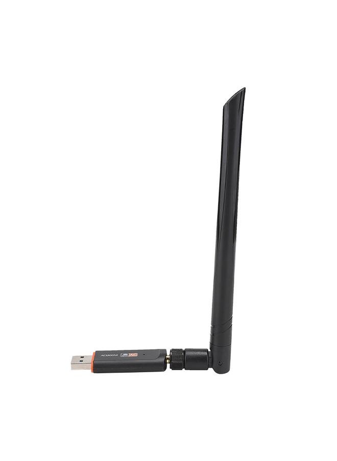 Thoraya - Dual Band 802.11AC 1200M Network Card USB3.0 WiFi Adapter High Gain 5dbi External Antenna - Image 1