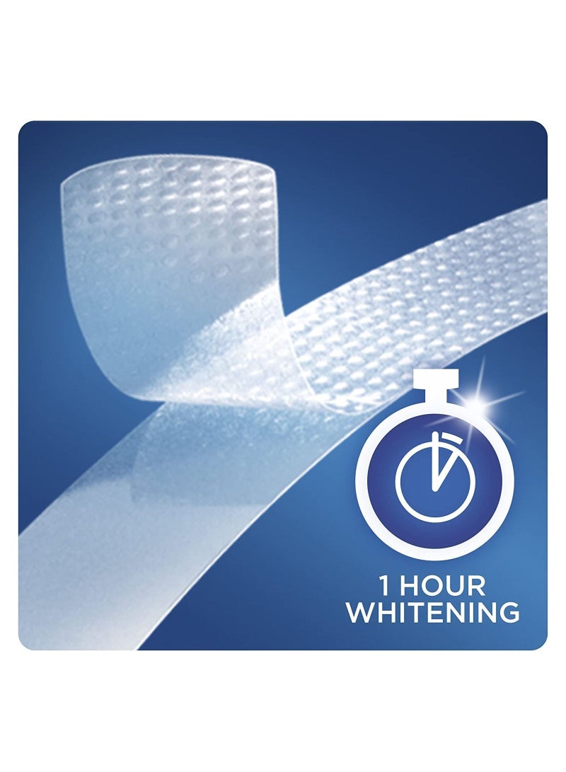 Crest 3D Whitestrips Professional Dental Whitening Kit, 1 Hour Express, 12 Levels Whiter, 20 Strips - Image 3