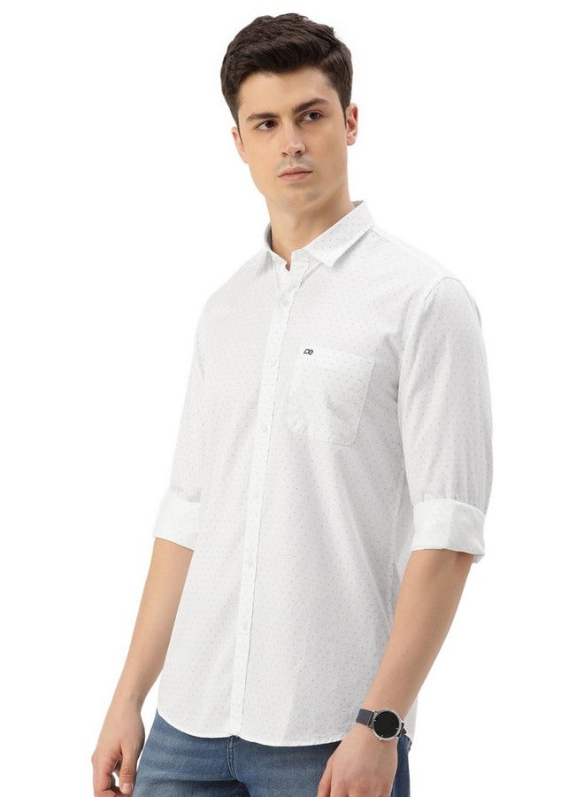 بيتر إينجلند قميص بيتر إنجلاند رجالي بقصّة Slim Fit (PCSFSSLP700485_White 40) - Image 2