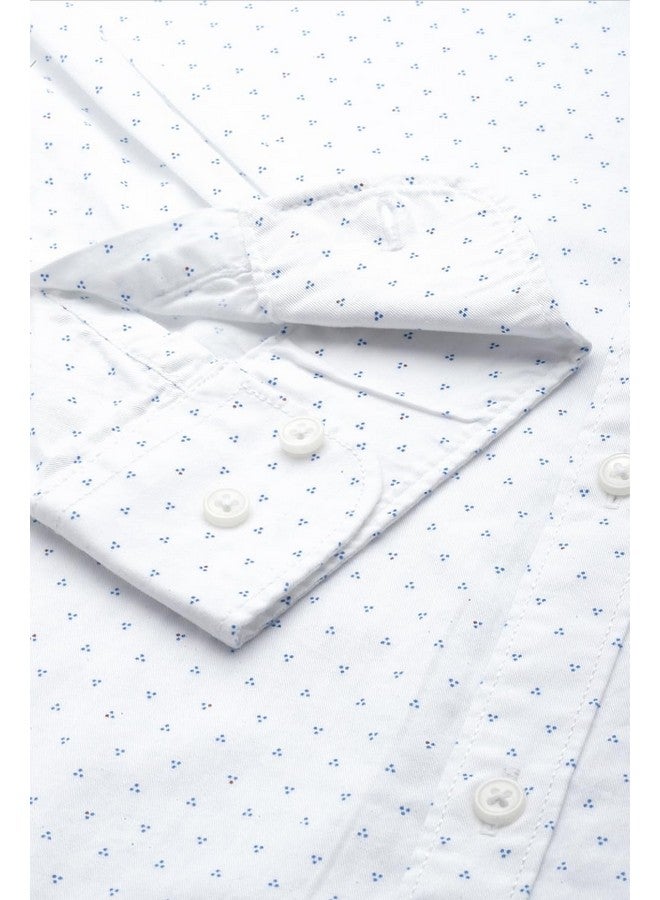 بيتر إينجلند قميص بيتر إنجلاند رجالي بقصّة Slim Fit (PCSFSSLP700485_White 40) - Image 5