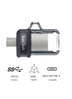 Sandisk Ultra Dual Drive m3.0 130MB/s 64 GB  - Image 1