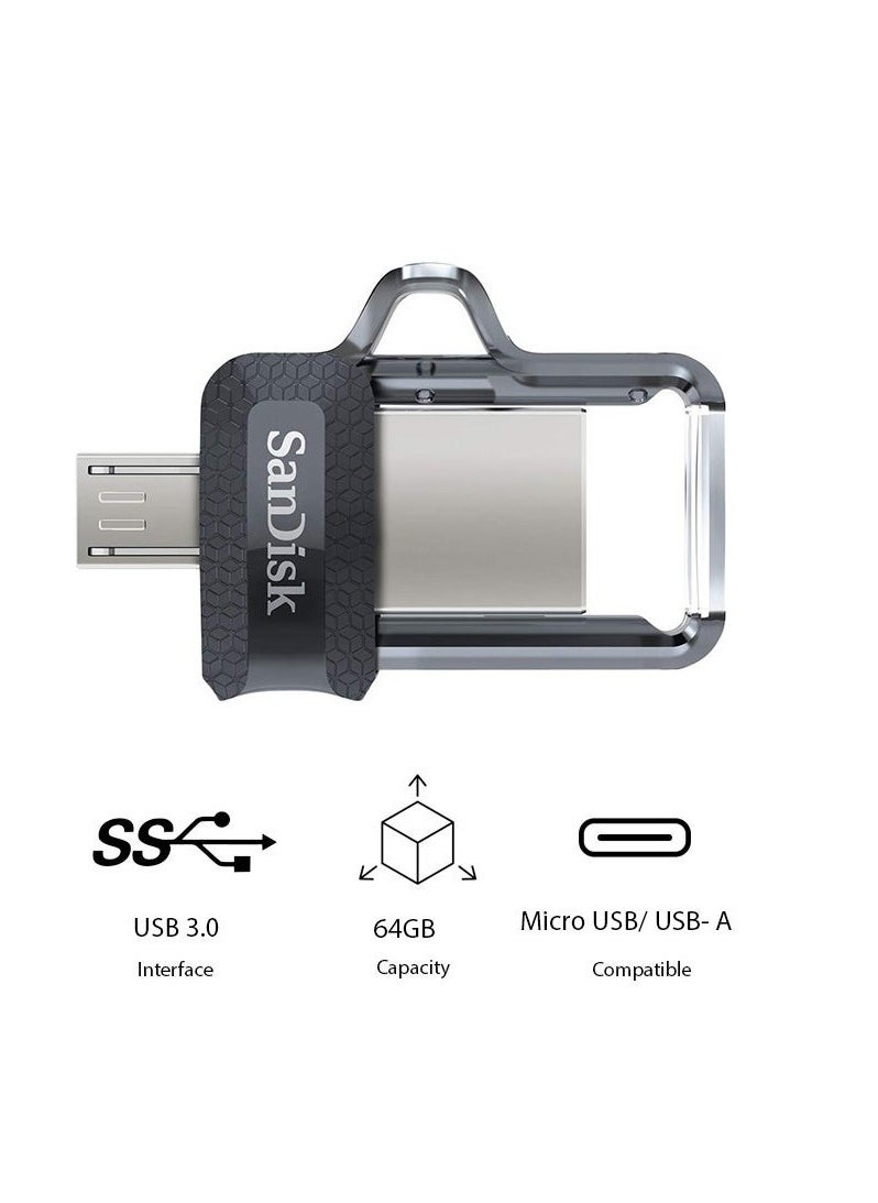 Sandisk Ultra Dual Drive m3.0 130MB/s 64 GB  - Image 1