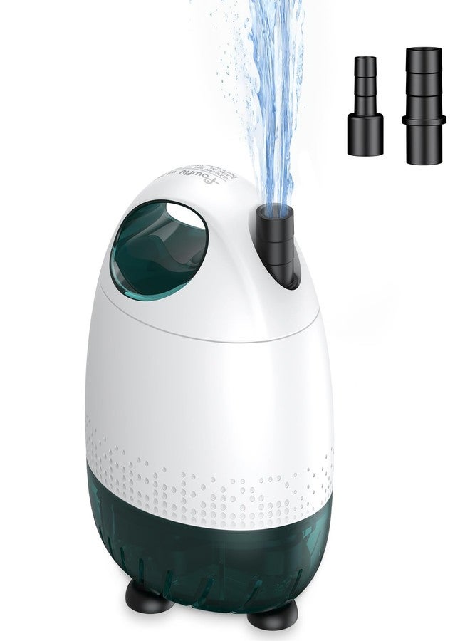 باوفلي مضخة مياه غاطسة Pawfly بقدرة 12 واط وسعة 230 جالونًا في الساعة، مضخة نافورة صغيرة محمولة مع خرطوم رفع عالي بطول 3.3 قدم، مضخة أحواض أسماك فائقة الهدوء مزودة بفوهتين وسلك طاقة بطول 3.9 قدم، مضخة مياه للبرك والحدائق وأحواض الأسماك. - Image 1