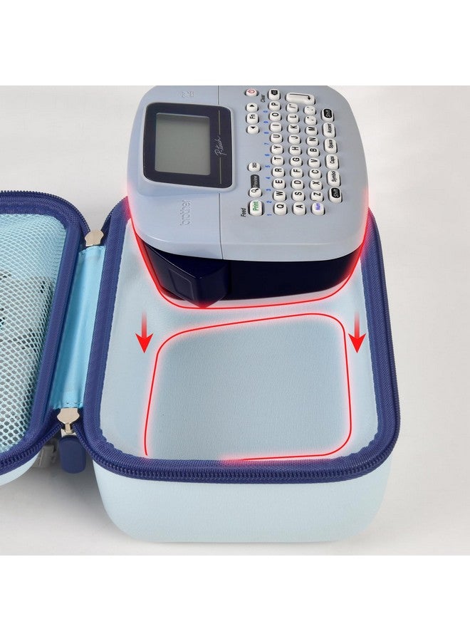 GWCASE Case Compatible with Brother for P-Touch PTM95/ PT90/ PT45M Handy Label Maker, Storage Holder Carrying Organizer Bag for Label Tapes, AC Adapter, Charging Cables, Batteries, Accessories (Box Only) - Image 3