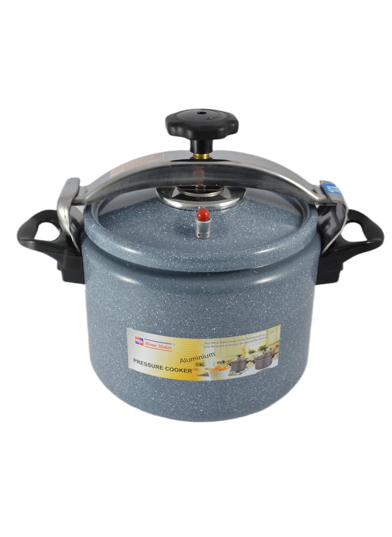 Homemaker 26 cm / 10 ltNone Ceramic Coating Aluminium Pressure Cooker with Induction Base - 26cm - 10 Liter Capacity - Grey Grey  - Image 2