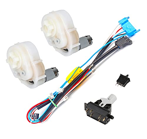 JONATURE Overhaul Kit Wiring Harness Gear Shifter Foot Switch Motor Gearbox for Peg Perego Power Pull Power Loader, Repair Replacement Parts for Children Ride On Car - Image 1