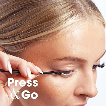 Lash FX Press Go PreGlued Cluster Lashes Vienna Flirty and fluffy adding wispy volume with an elegant touch perfect for a natural yet enhanced look 36 Clusters in 3 Lengths with Tweezers - Image 3