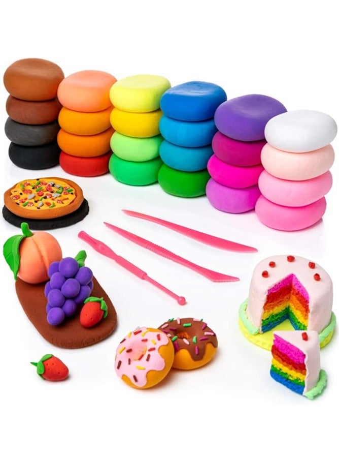 Air-dry clay, 72 pieces with 3 sculpting tools, safe, non-toxic, ultra-light and easy to shape, suitable for children, adult magic clay DIY - Image 3