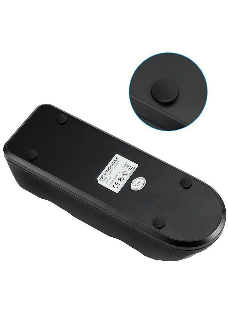 DOBE Dual Charging Station for PS4 Controllers, Fast & Smart Charging, Sleek Modern Design & Slim - Charging Adapter with Micro Cable (Black, TP4-1781) - Image 4