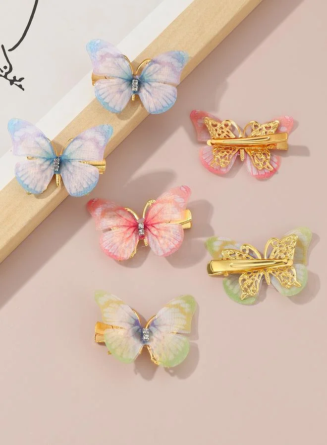 تايك تو Set of 6 - Butterfly Hair Clips
