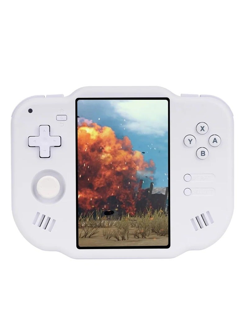 AMPOWN Mini Zero 40 Android 4 Inch 64-bit Handheld Game Console Retro Classic Gaming Device with 64GB TF Card64GB White - Image 1