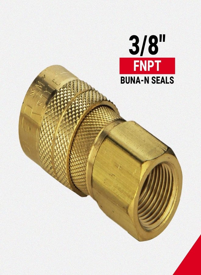 Milton S-718 3/8" FNPT M Style Coupler - Image 3