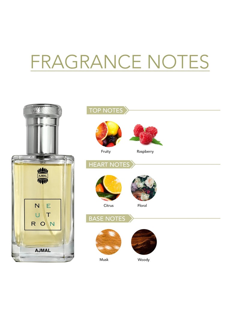 Ajmal Neutron Eau De Parfum For Men - 100 ML - Image 4