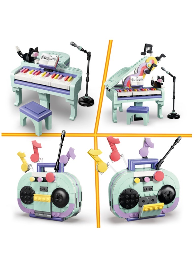 LEGO Music Decor Piano with Cat Building Set - Image 3