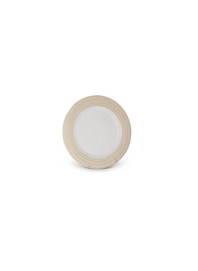 Alsaif Porcelain Dessert Serving Dish Round Flat White 