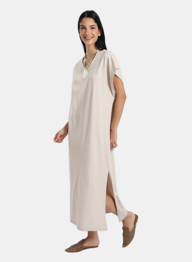 Carina Lounge Dress with Side Slits - Image 2