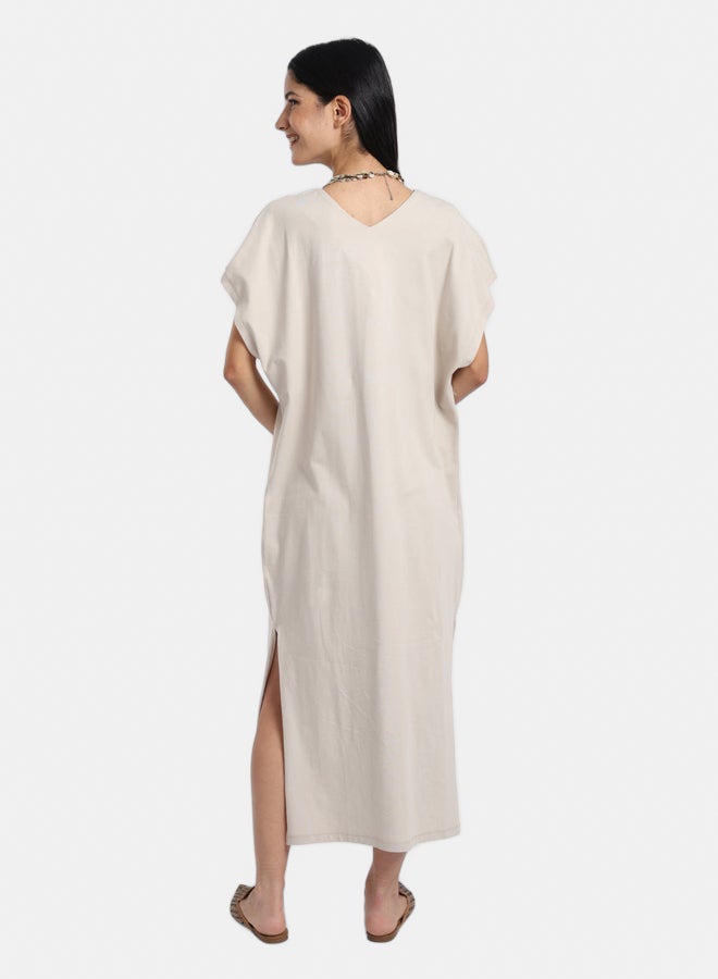 Carina Lounge Dress with Side Slits - Image 3