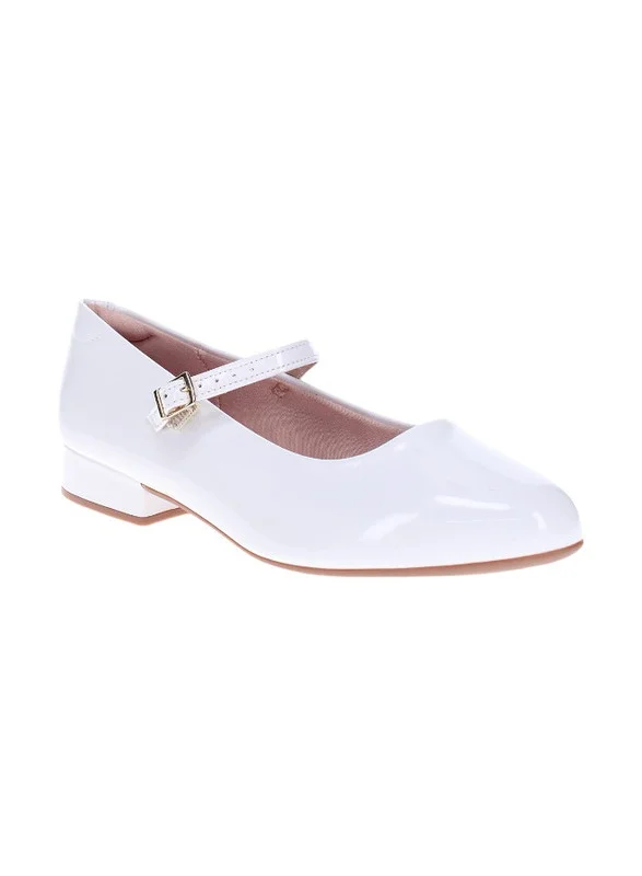 موليكينها Molekinha Pre Teen Girls School Shoes White | Made In Brazil
