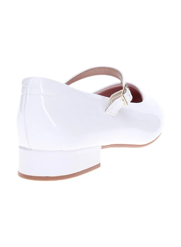 موليكينها Molekinha Pre Teen Girls School Shoes White | Made In Brazil