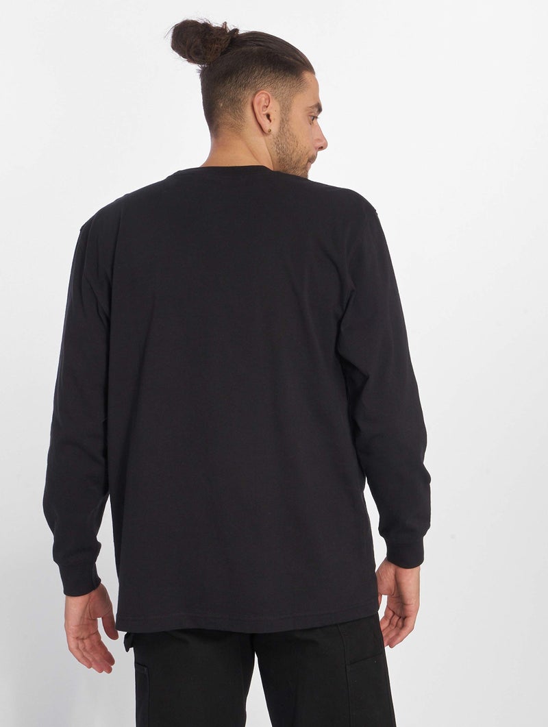 Dickies Mens Big & Tall Long-Sleeve Heavyweight Crew-Neck T-Shirt, Black, X-Large/Tall - Image 4