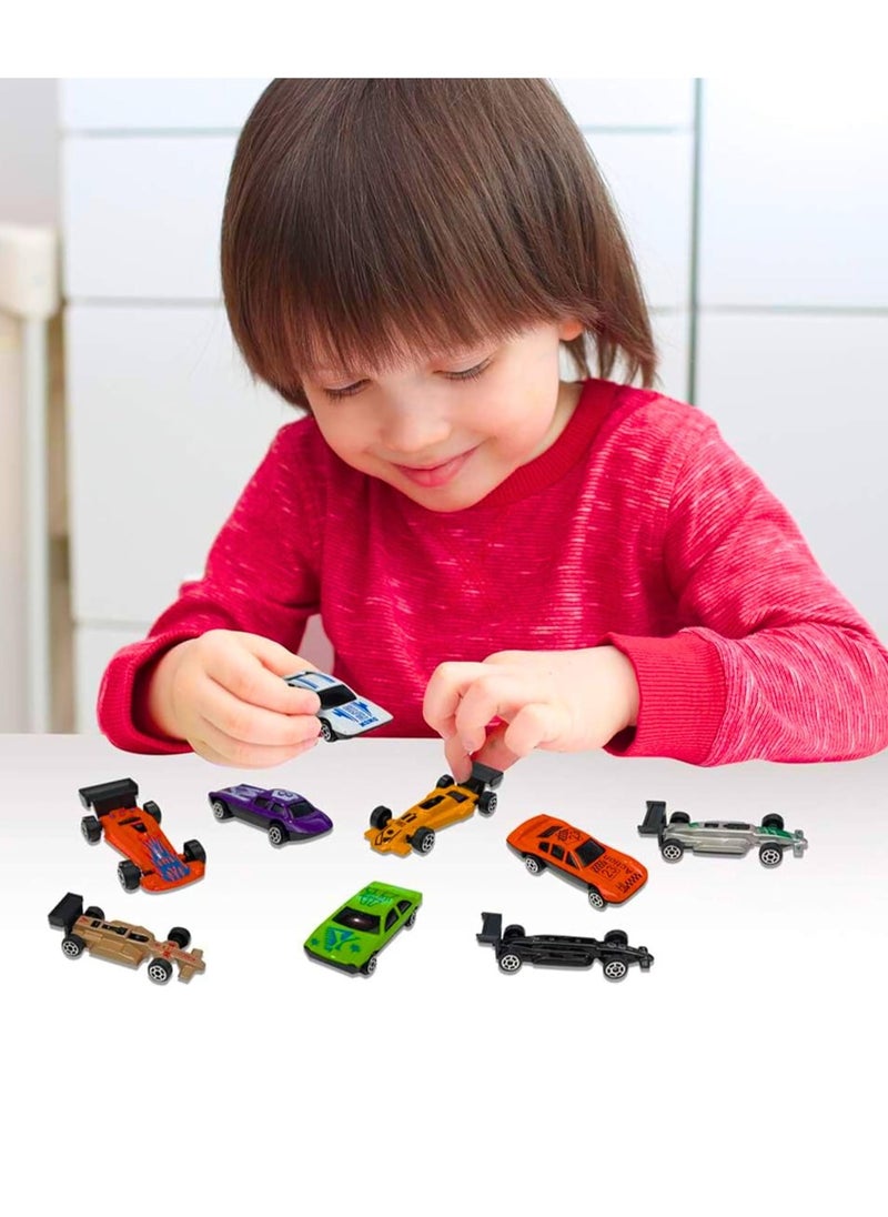MAGIC VAULT 20 Pcs Diecast Toy Vehicles Playset, Durable Diecast Mini Racer Cars in Assorted Designs, Cool Birthday Party Favors for Kids, Best Birthday Gift for Boys and Girls  - Image 5