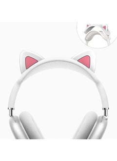 Cute Cat Ears Headband Cover For Airpods Max Soft Silicone Headphone Headband Protectors Comfort Cushion And Top Pad Protector Sleeve Compatible With Airpods Max