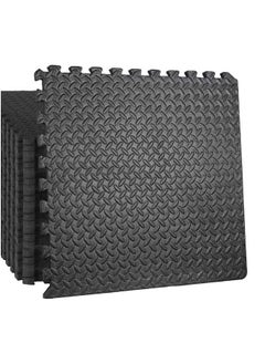 Puzzle Exercise Mat with EVA Foam Interlocking Floor Tiles  62.5x62.5cm 10mm ( 1.5 SQ Meter)