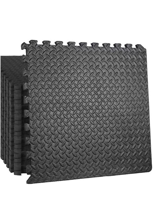 Yalla HomeGym - Puzzle Exercise Mat with EVA Foam Interlocking Floor Tiles  62.5x62.5cm 10mm ( 1.5 SQ Meter) - Image 1