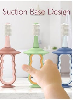 Momcozy Baby Toothbrush, Toddler Toothbrush 1-2, Infant Toothbrush, Baby Toothbrush 6 to 12 Months and up, Oral Cleaner, Baby Tongue Cleaner  - Image 5