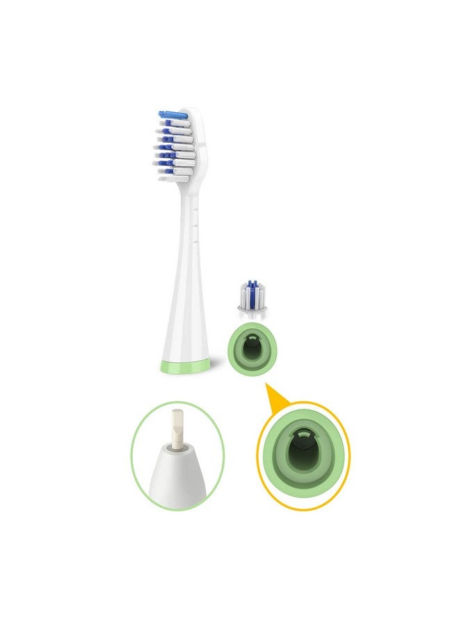 Oralphi Replacement Toothbrush Heads For Waterpik Complete Care 5.0/9.0 (Cc01/Wp861) Strb8Ww (8Pack White) - Image 5