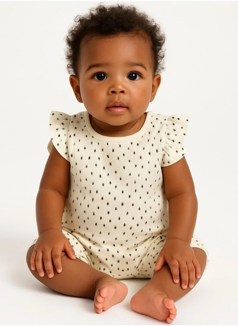 MINOTI Baby 4 Pack Frill Sleeve Rompers