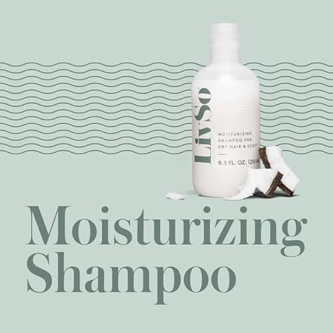 LivSo MOISTURISING SHAMPOO - DERMATOLOGIST CREATED - MOISTURISES HAIR & SCALP - NATURALLY DERIVED - FRESH FEEL PRODUCT - A LITTLE BIT OF GOES A LONG WAY (1 BOTTLE) - Image 3