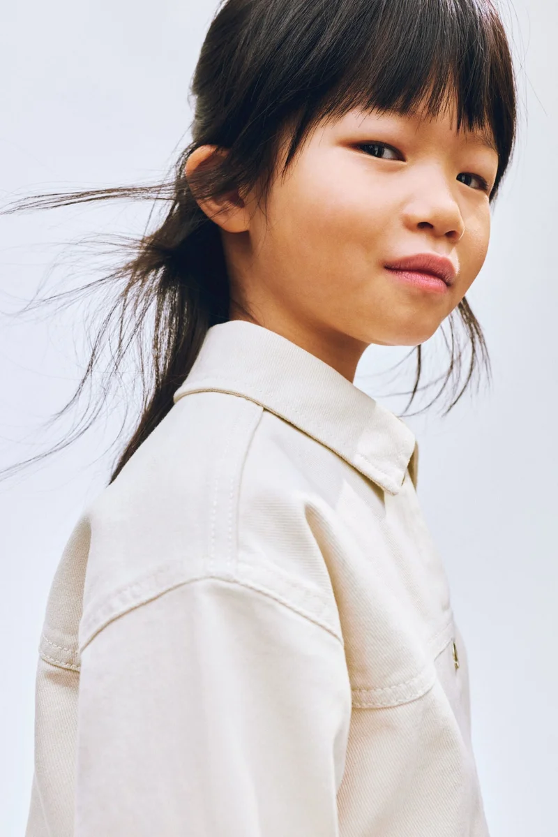 H&M Heart-pocket twill jacket