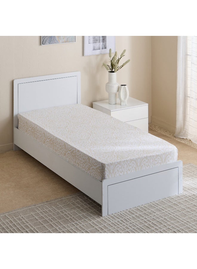 Home Box ملاءة سرير ماتريكس إيسن - تصميم زهور بيج - Image 2