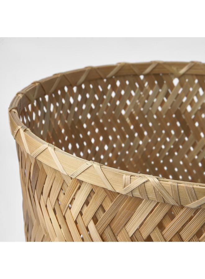 erorex Plant Pot, Handmade Bamboo, 24 Cm - Image 3