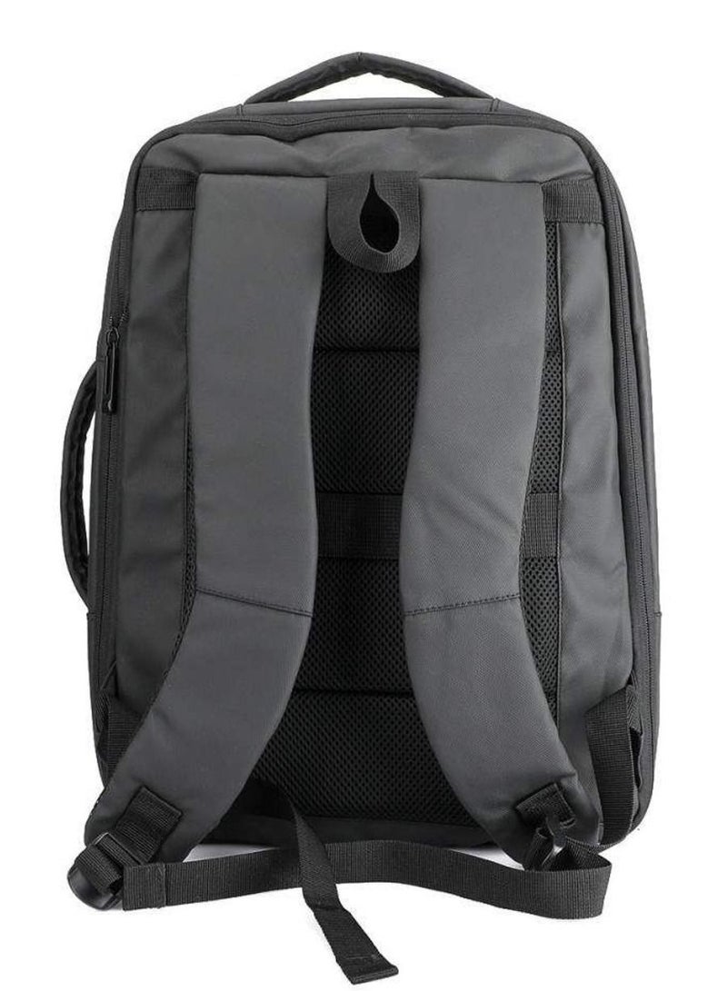 porodo حقيبة ظهر من بروودو لايف ستايل مقاومة للماء PU مع منفذ USB-A - أسود - Image 4