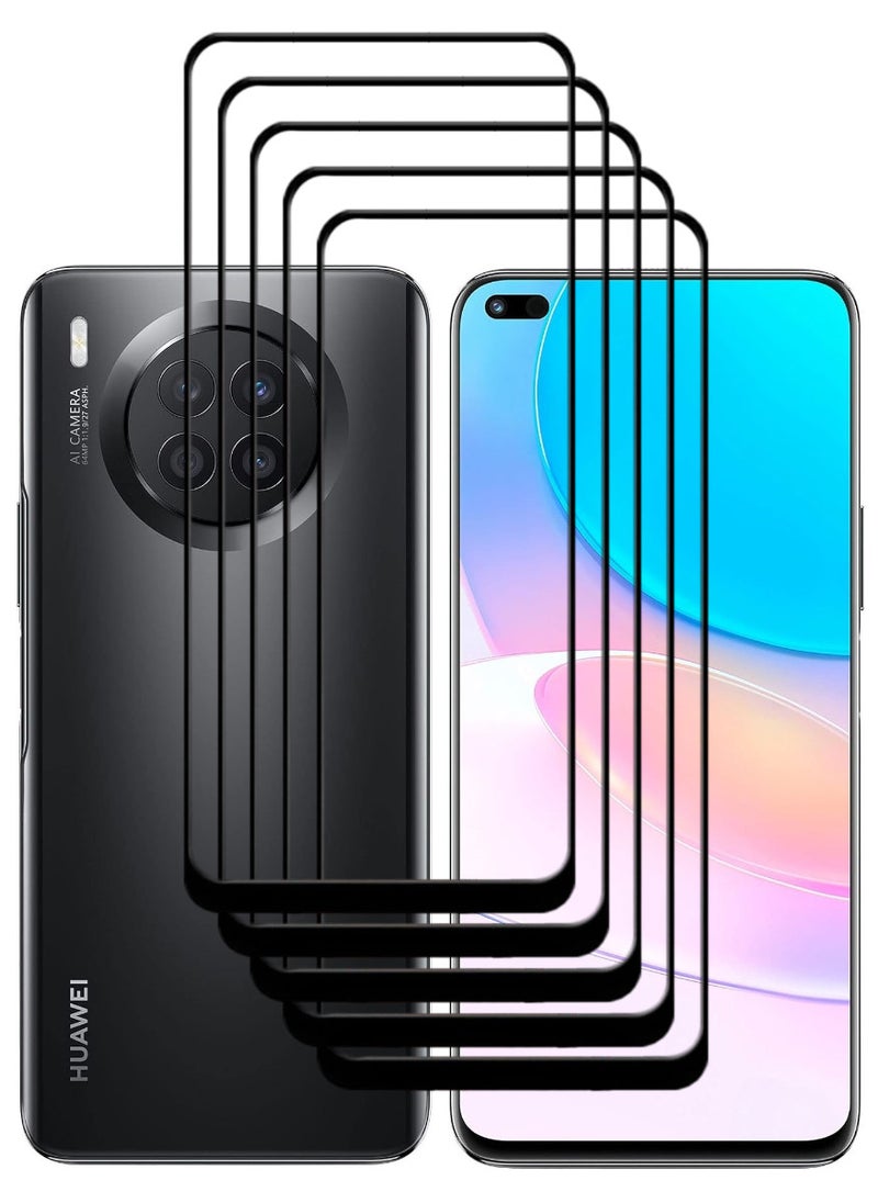 ACLIX 5 Pieces Antistatic ESD Dustproof Premium Quality High Definition Tempered Glass Screen Protector Designed For Huawei nova 8i - Image 1