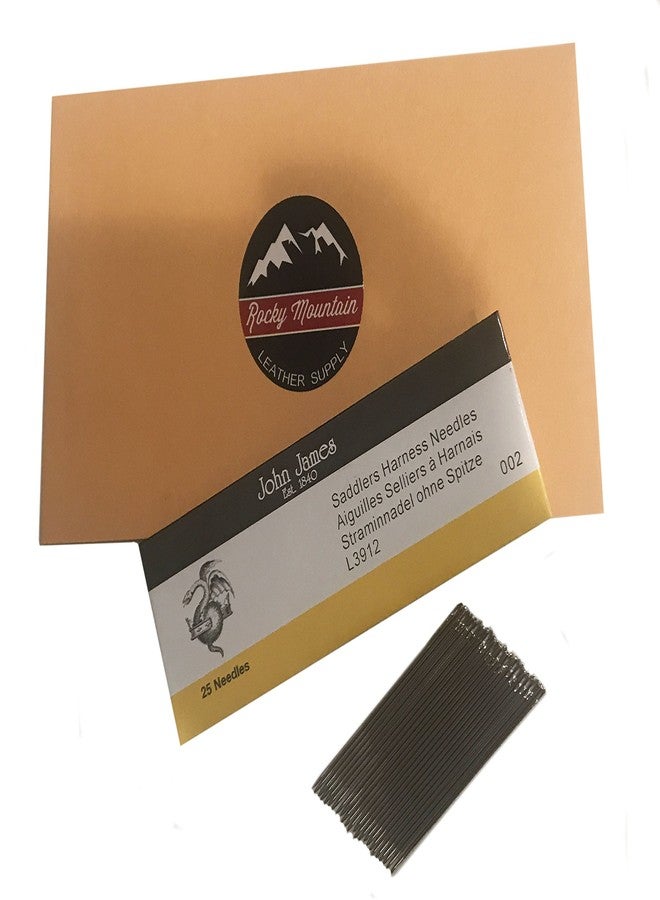 John James - RMLeatherSupply Harness Needles (Pack of 25) Blunt Tip for Leather, Quilting & Beadwork (Size 4 (004)) - Image 2