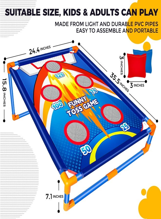 ABERLLS Bean Bag Toss Game for Kids Outdoor Activities, Cornhole Games for 3 4 5 6 7 8 Years Old Boys Girls, Fun Outside Toys for Family Party Games, Ideal Birthday for Ages 4-8 Toddlers - Image 3