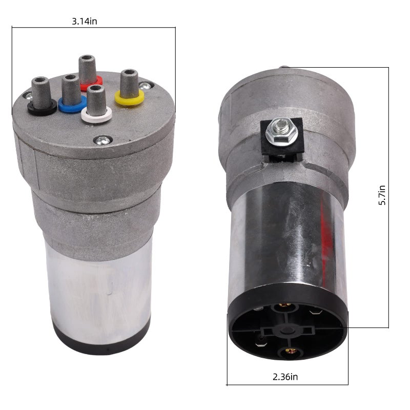 FARBIN Musical Air Horns Plays Dixieland Melody Music Horn Dixie Air Horn with Button Multi-frequency Sound Five Trumpet Dixie Truck Horn with Compress (DIXLAND Musical Horns Kit) - Image 4