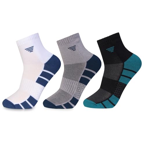 Bonjour Performance Sports Ankle Bamboo Socks for Men (Color-Assorted) - Image 2