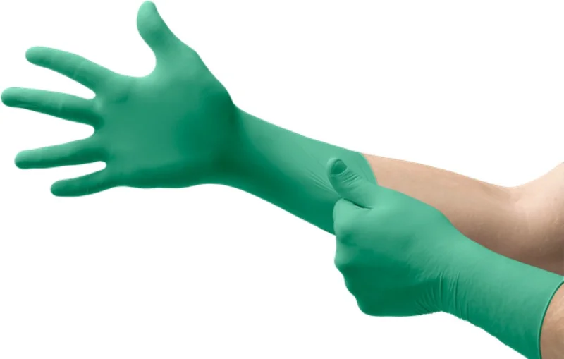 Dupont Ansell Touchntuff 92-605 Chemical Resistant Food Compatible Disposable Nitrile Gloves