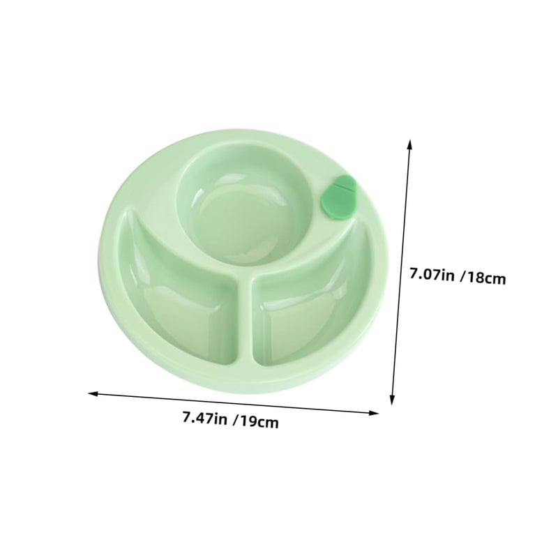 2 Pcs Divided Insulated Feeding Bowls with Stable Suction Base Shatterproof Design for Home and Travel - Image 3