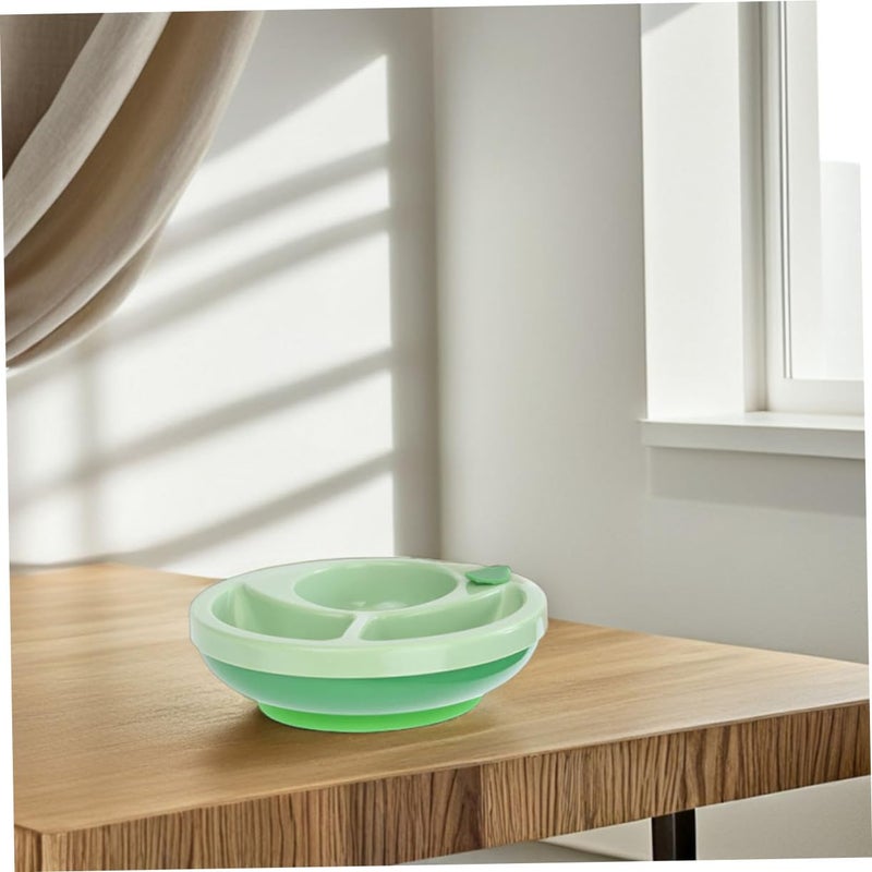 2 Pcs Divided Insulated Feeding Bowls with Stable Suction Base Shatterproof Design for Home and Travel - Image 5