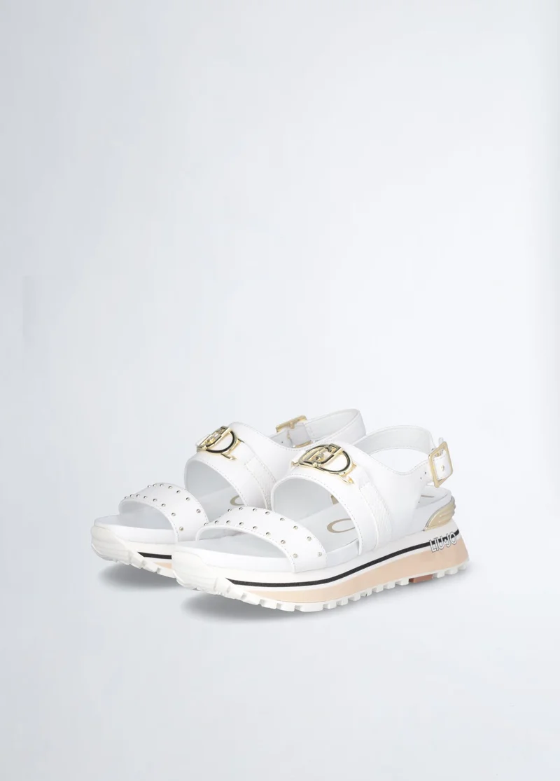 Liu Jo Platform sandals with logo