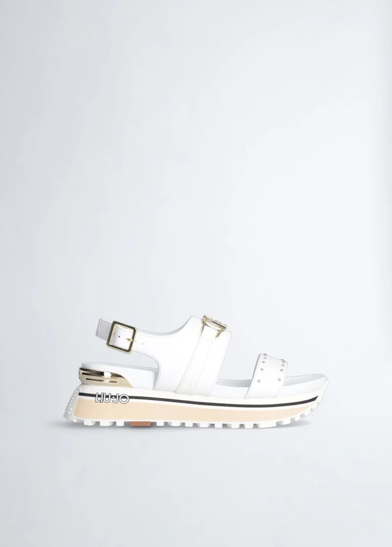 Liu Jo Platform sandals with logo