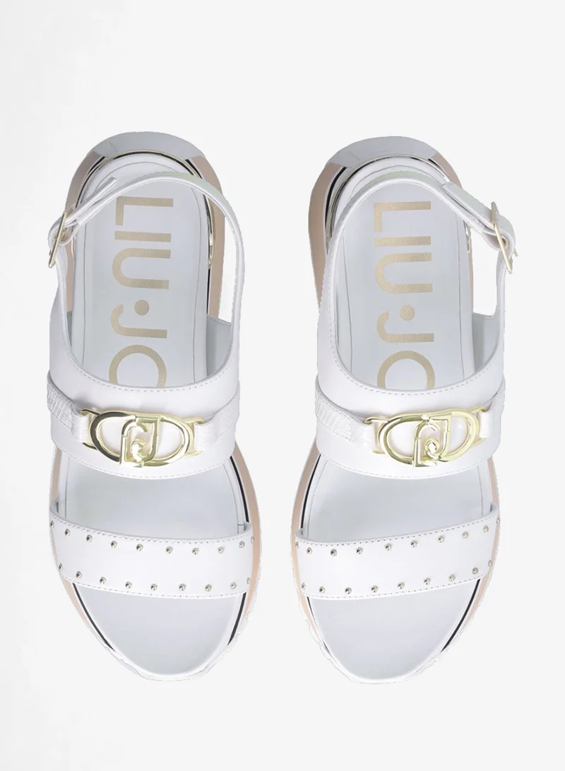 Liu Jo Platform sandals with logo