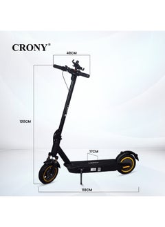 Crony XM Max E Scooter 350W Motor, 36V 15.6AH Battery, 35-55KM/lH Top Speed, 25-45KM Range, Front Suspension, LED Base Light, LCD Display, App Connectivity, Foldable Electric Scooter with Phone Holder, Hand Bell,hook,Solid Tires, Lock, Lightweight Frame 120KG Load, Ideal E-Bike for Adults, Off-Road, Commuter E Skateboard, Fast Speed Electric Scooter for Adults Teens & Kids Urban Mobility tool,Perfect Scooter for Outdoor Adventures, Youth Electric Rideable, Portable Electric Scooter with Safety Features, Ideal for Kids Who Want to Explore, Fun and Practical Scooter for Family Rides, Suitable for Youth Riders,Antivibrator  - Image 3