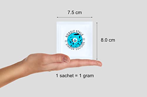 NPSelection Nordic Style Starter Culture for Homemade Preparation of Nordic Style Yogurt and Other Dairy Products (Pack of 5 sachets) - Image 4